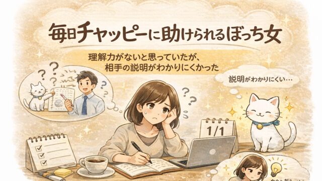 毎日チャッピーに助けられるぼっち女